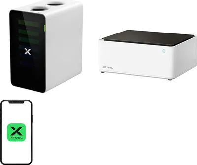 Obrázek produktu pro Laserový gravírovací stroj 2W1 Xtool M1 10W + pohlcovač kouře Xtool Safetypro Ap2