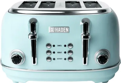 Image de HADEN Heritage 4-Slice Toaster - Turquoise Blue