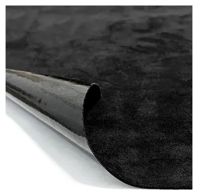 Produktbild von Selbstklebender Mikrofaserstoff in Wildlederoptik, dehnbar, für Cockpit und Autositz (Schwarz, 150 x 50 cm)