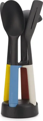 Produktbild von Joseph Joseph Elevate Slim 4-tlg Utensilien-Set mit Ständer
