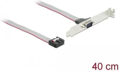 Produktbild von DeLOCK 82768, Grau, 0,4 m, DB9 M