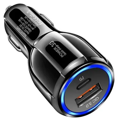 Obrázek produktu pro APT PLS34D Autonabíječka 2x USB 3.1A 12/24