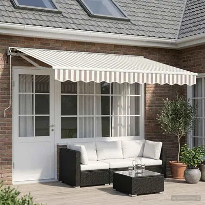 Produktbild von Maison Exclusive - Elektrische Markise 100% Polyester
