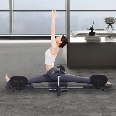 Image de Beenstretcher - Améliore la musculature - Appareil d'étirement - Entraîneur de flexibilité - Appareil pour les splits - Noir