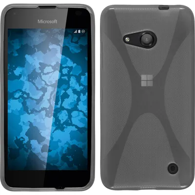 Produktbild von PhoneNatic Case kompatibel mit Microsoft Lumia 550 - clear Silikon Hülle X-Style + 2 Schutzfolien