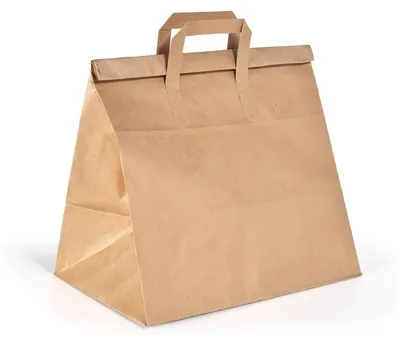 Produktbild von 250x DUNI Take-Away-Tasche 32 x 21 x 34 cm Braun