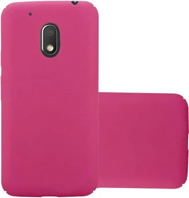 Produktbild von Cadorabo Schutzhülle für Motorola MOTO G4 PLAY Hülle in Pink Etui Hard Case Handyhülle Cover