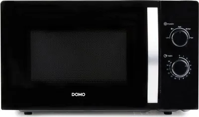 Produktbild von Mikrowelle DOMO DO23001, 30 L, 900 W, 52 x 40,5 x 30,6 cm, Schwarz