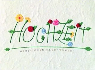 Produktbild von räder Hochzeitskarte mit Schriftzug