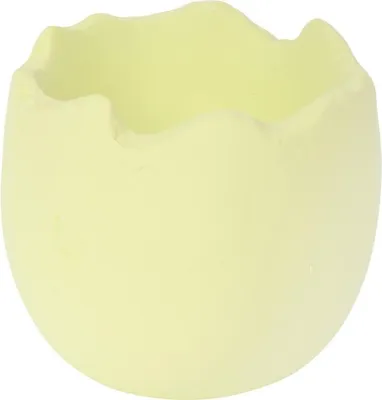 Zdjęcie produktu dla Skorupka ceramiczna pojemnik na rzeżuchę zielona 8 cm
