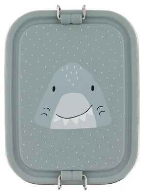 Produktbild von Trixie Brotdose Edelstahl Lunchbox für Kinder - Mr. Shark - leicht zu öffnen
