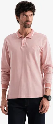 Imagen del producto de Ombre Clothing. Camiseta de manga larga para hombre. Modelo Dhugaaa. Color rosa melange. Talla S