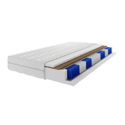Obrázek produktu pro Oboustranná matrace Basil 140x200 z polyuretanové pěny hypoalergenní se 7 komfortními zónami H3/H4