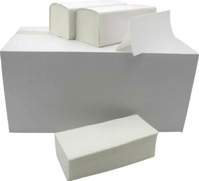 Produktbild von Papierhandtücher Falthandtücher Handtuchpapier Weiß 2-lagig V-Falz , Karton 20 x150 Blatt, Einweghandtücher,Papier-Falttücher, Papier Handtücher, Falthandtuch,Papierhandtücher für Spender Zickzack Falz