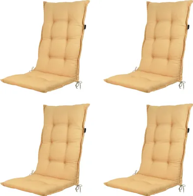 Produktbild von Madison – Neapel Hochlehner-Kissen – Gelb – 123 x 50 x 5 cm – 4er-Set