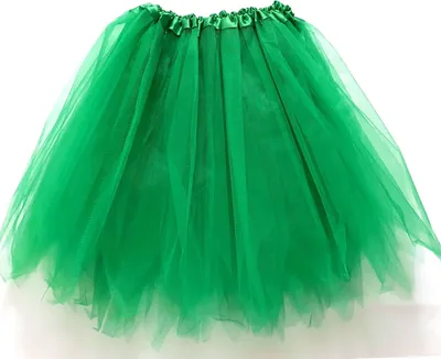 Produktbild von Tütü Tutu Ballettrock Tüllrock Petticoat Ballettkleid Rock Fasching Karneval Junggesellenabschied  5 Lagen 45cm Grün