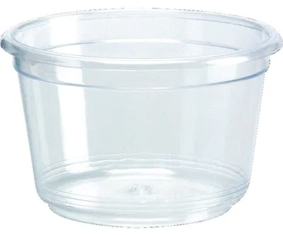 Produktbild von 48x Dressingbecher Transparent PS 47x47x29 | Packung (50 Stück)