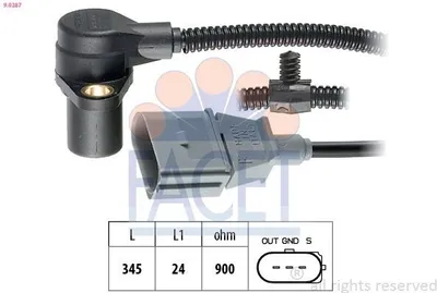 Produktbild von FACET 9.0287 Kurbelwellensensor Impulsgeber für VW Golf IV Schrägheck (1J1)