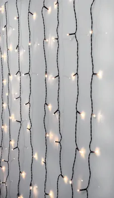 Produktbild von EGLO Lichterkette außen Crispy Ice White, Weihnachtsbeleuchtung Garten, LED Kette, Kunststoff in schwarz, warmweiß, IP44, 130 cm