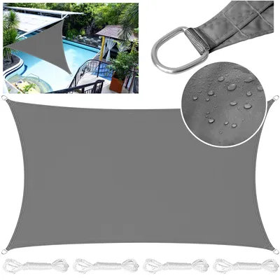 Image de Voile d'ombrage, 2 x 4 mètres, imperméable