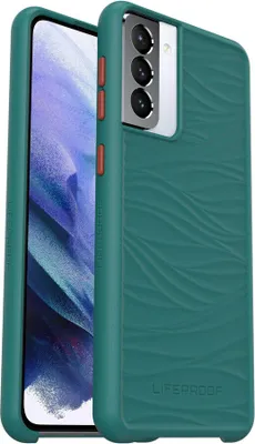Produktbild von LifeProof WĀKE Hülle für Samsung Galaxy S21+ 5G Smartphone - Down Under (Grün/Orange) - Sturzsicher
