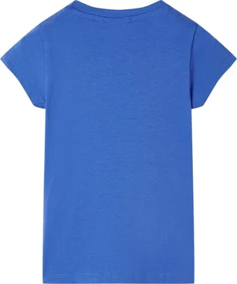 Produktbild von vidaXL Kinder-T-Shirt Kobaltblau 128