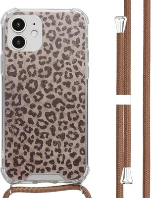 Image de étui design imoshion avec cordon pour l'Apple iPhone 12 (Pro) - Leopard Mood