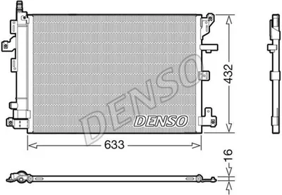 Obrázok produktu pre Kondenzátor, klimatizačný systém DENSO DCN33012
