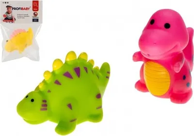 Image de Vaporisateur d'eau pour dinosaures en plastique 3 types dans un sac 11x16cm 0m+
