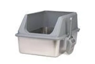 Produktbild von Beeztees Zilva Katzentoilette Edelstahl/Kunststoff Grau 60x40x30