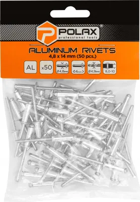 Zdjęcie produktu dla Nity zrywalne aluminiowe 4.8 х 14 mm (50 szt.)