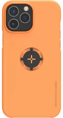 Image de Morpheus M4s Bike Kit iPhone, étui vélo-moto compatible avec l'iPhone 13 Pro Max Orange Full Metal Case