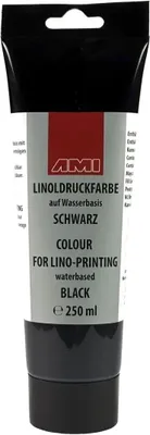 Image de AMI 501020 Encre pour linogravure Black 250 ml