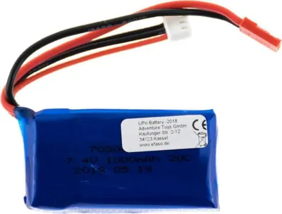 Produktbild von Akku 7,4V / 1000 mAh / Li-Po / JST Stecker / V912 /153060