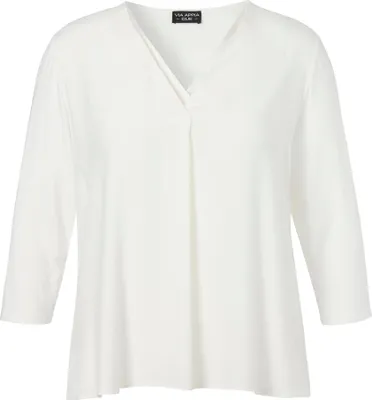 Produktbild von Via Appia Bluse V-Ausschnitt 3/4 Arm ecru 44