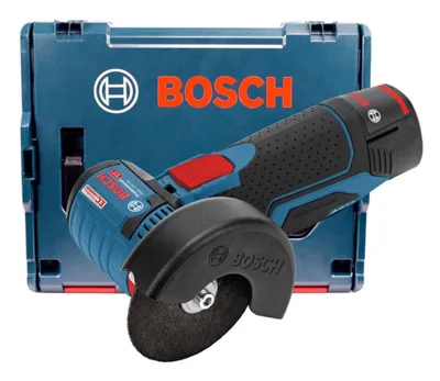 Produktbild von Bosch 06019F200B Bosch GWS 12V-76, 2x GBA 12V 3.0 Akku-Winkelschleifer