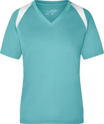 Produktbild von Ladies' Running-T Atmungsaktives Laufshirt mint/white, Gr. M