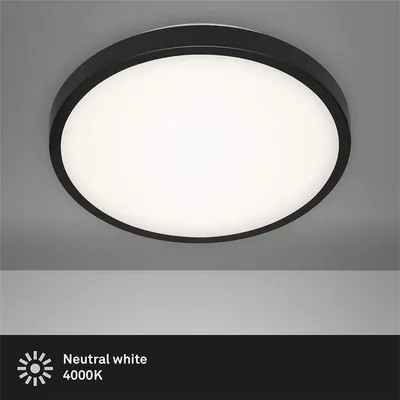 Immagine prodotto di BRILONER MANNY Lampada da soffitto a LED, luce bianca neutra, nero, 29 x 7 cm