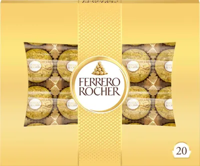 Ferrero Rocher Knusprige Nuss-Pralinen-Spezialität Packung 250g