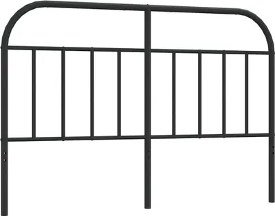Produktbild von vidaXL Ersatz-Kopfteil Metall Schwarz 150 cm