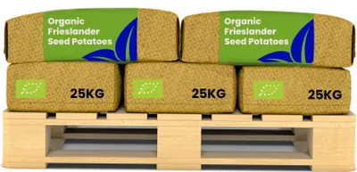 Zdjęcie produktu dla Ekologiczne sadzeniaki ziemniaka Frieslander (10x = 250 kg) - Organifer
