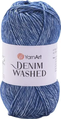 Produktbild von Yarn Art Denim Washed 922 Blue Strickgarn