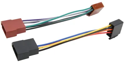 ISO Radio Kabelbaum Adapter 16 Pin Stecker Buchse 2er Set