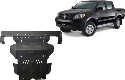 Produktbild von Stahl Unterfahrschutz für Motor und Kühler Toyota Hilux