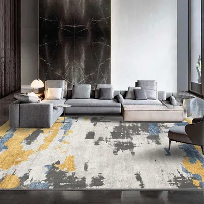 Produktbild von Moderner, waschbarer Teppich, 160 x 200 cm, für verschiedene Räume