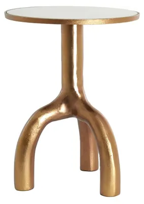Obrázek produktu pro Light & Living – odkládací stolek Mello – hnědý – 40,5 × 40,5 × 53 cm