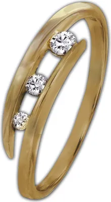 Imagen del producto de Anillo GoldDream para mujer, talla 60, 19,1 gramos, oro amarillo de 333‰ (18 quilates), color dorado blanco, modelo D2GDR529Y60