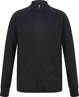 Produktbild von Finden+Hales LV871 | Herren Jacke Adults Knitted Tracksuit Top - Farbe: Navy - Größe: L
