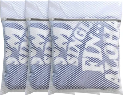 Produktbild von OKWISH 3x Wäschesack Wäschenetz Wäschebeutel Wäschenetze Waschmaschine Netz Sack Set 40x50cm
