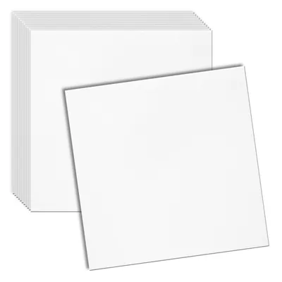 Zdjęcie produktu dla Panele sufitowe 3D, białe, 12 sztuk / 3 m² | Panele z polistyrenu | 50 × 50 cm | Gładkie panele dekoracyjne bez wzoru | Verdico